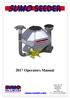2017 Operators Manual. Sumo UK Ltd Redgates Melbourne York YO42 4RG, UK 1 Tel. +44 (0) Fax