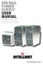DIN Rail. user manual Models , & INT /503556/ UM
