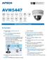 AVM MP H.265 IR Dome IP Camera FEATURES