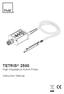 TETRIS 2500 High Impedance Active Probe. Instruction Manual