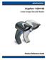 Gryphon I GD4100. Linear Imager Barcode Reader. Product Reference Guide