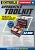 $2, PC AF & METRIC TOOL KIT 11 DRAWER ROLL AWAY CABINET ATK338. Toolkit Catalogue 2018 Edition. kctools.com.au. since 1975
