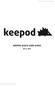 KEEPOD QUICK USER GUIDE