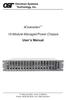 Omnitron Systems Technology, Inc. 1. iconverter. 19-Module Managed Power Chassis User s Manual