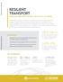 RESILIENT TRANSPORT. $9.5 billion+ 60% 70% Over 1/3. $2.1 trillion 42% 4,793 km. Making transportation networks safe, secure, and reliable WHAT WE DO