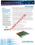 COMPUTING. Product is end of life. ATCA-8320 DSP Based Media Processing Blade For AdvancedTCA Systems. Data Sheet