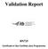 Validation Report BN725. Certificate in Sun Certified Java Programmer