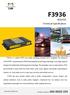 F3936 is a vehicle WIFI new media operating terminal and it integrates the advanced