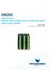 DM20C. LB2 I/O Series Module with 10 Digital input, 10 High Side output 5Khz Counter module. Data Sheet Doc: v1.01 / December 17 th, 2018