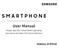 SMARTPHONE. User Manual. Please read this manual before operating your device and keep it for future reference.