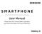 SMARTPHONE. User Manual. Please read this manual before operating your device and keep it for future reference.