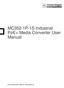 MC352-1P-1S Industrial PoE+ Media Converter User Manual